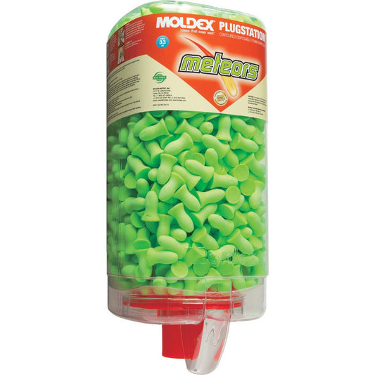 Moldex Meteors PlugStation Curved Shape Foam Dispenser with Earplugs (500 ct)