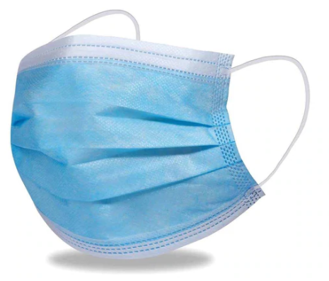 Blue ASTM Level 3 Earloop Masks – 50/Box, 2,000/Case