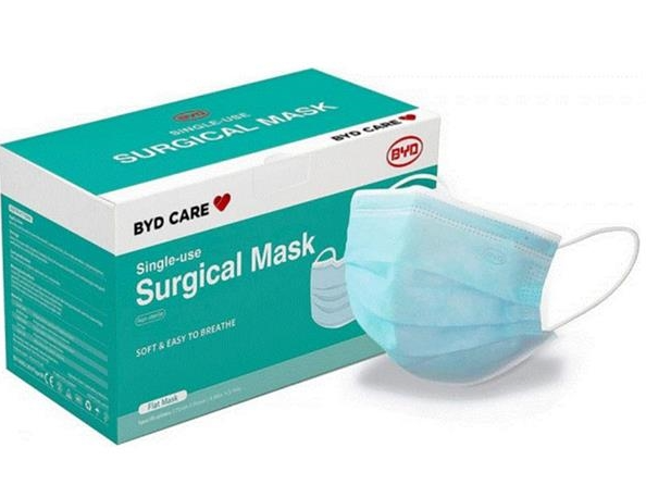 Blue - 3ply earloop masks (level 3)