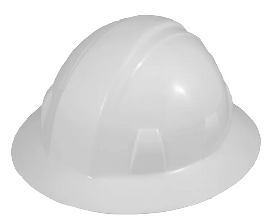 Hard Hat - 4 point suspension - Ratchet Size Adjustment 12 count