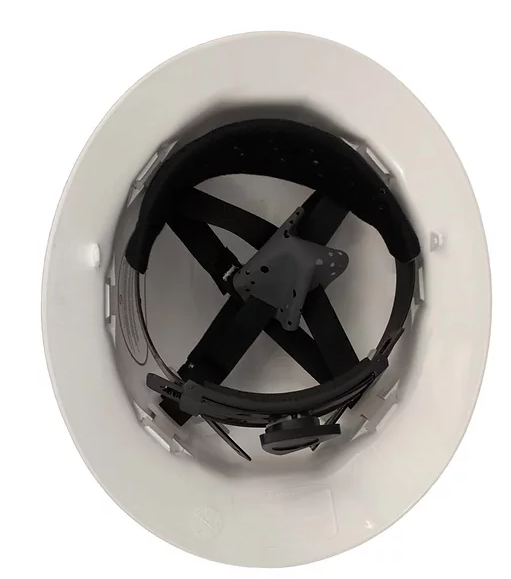 Hard Hat - 4 point suspension - Ratchet Size Adjustment 12 count