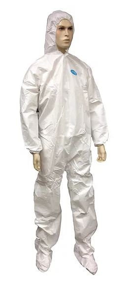Microporous Coverall with Hood & Boots - 25/Case