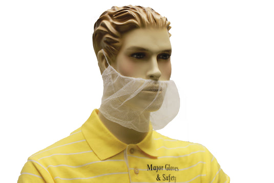 MG 00-0810 Disposable Polypropylene Beard Covers