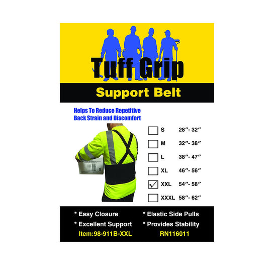Back Support Brace – Adjustable Work Support