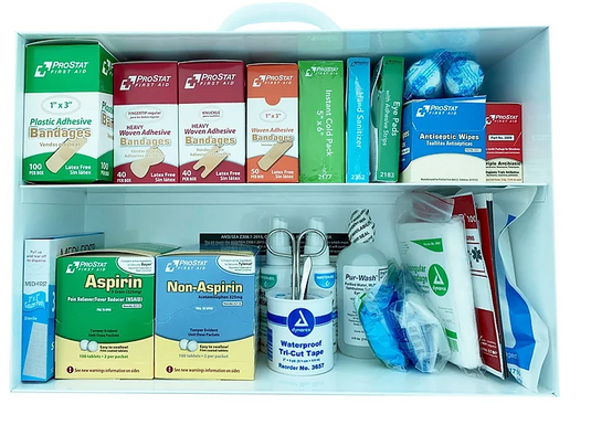 ProStat Class A Industrial First Aid Kit – 2-Shelf Cabinet