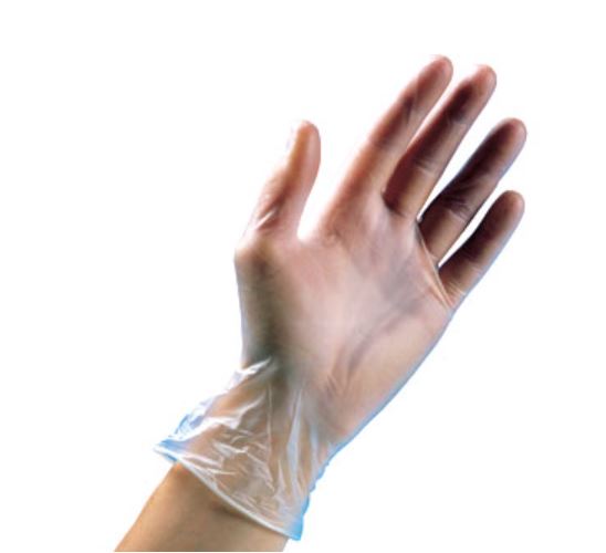 4.5 Mil Clear Vinyl Gloves (Industrial Grade)(1000 ct)