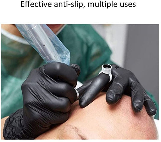 5 Mil Black Nitrile Exam Gloves – Powder-Free, 1,000/Case