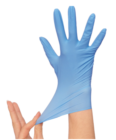 4 Mil Blue Nitrile Gloves (Exam Grade)(1000 ct)