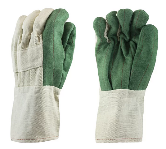 2901 Green Hot Mill Work Gloves – Gauntlet Cuff, 12, 24 or 72 Pairs