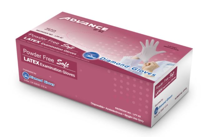 5 Mil White Latex Gloves (Exam Grade)(1000 ct)