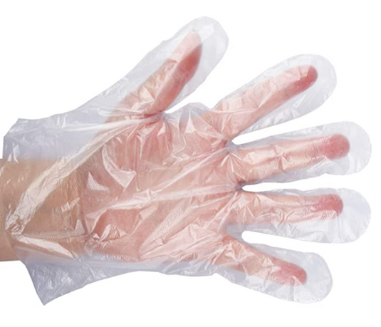 Disposable Clear Poly Gloves – 5,000/Case