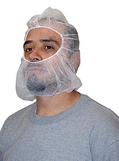 Disposable Polypropylene Bouffant Hoods – White, 1,000/Case