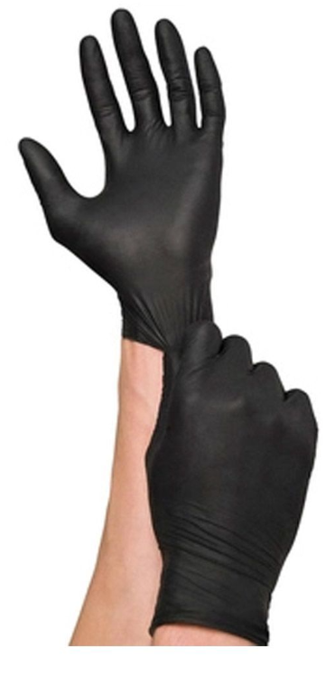5 Mil Black Vinyl/Nitrile Blend Gloves – Industrial Grade, 1,000/Case